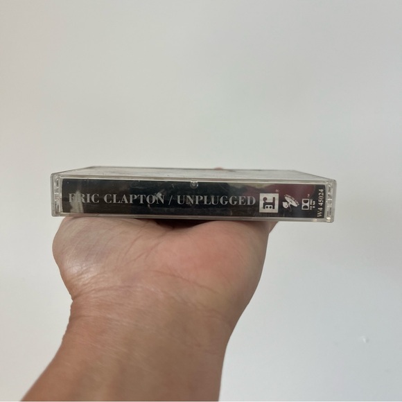 Vintage Eric Clapton Unplugged Cassette Tape 80s Columbia House Untested - Picture 2 of 5